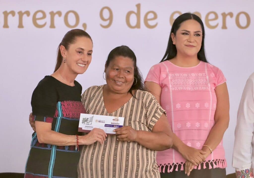 Desde Guerrero, Sheinbaum promete más programas de Bienestar para mujeres